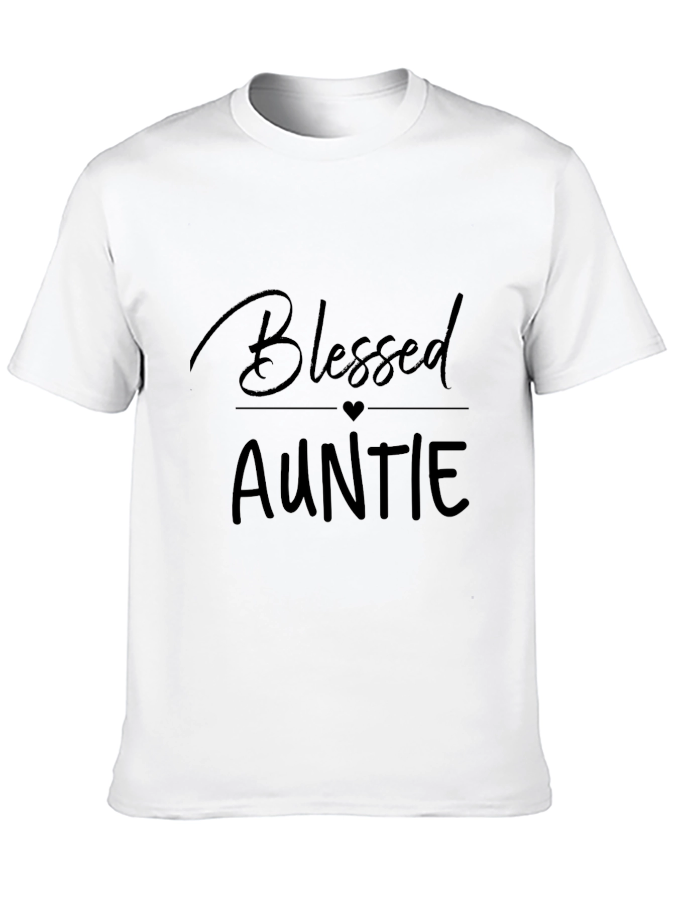 Blessed Auntie Black T-Shirt