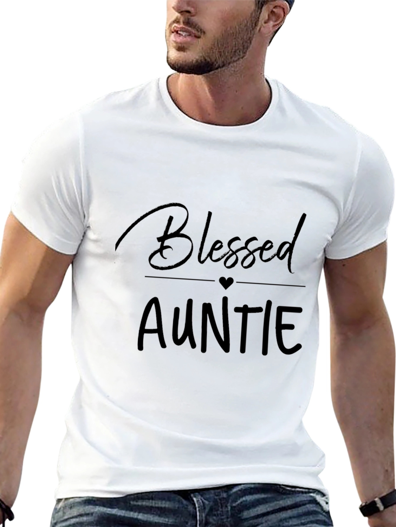 Blessed Auntie Black T-Shirt