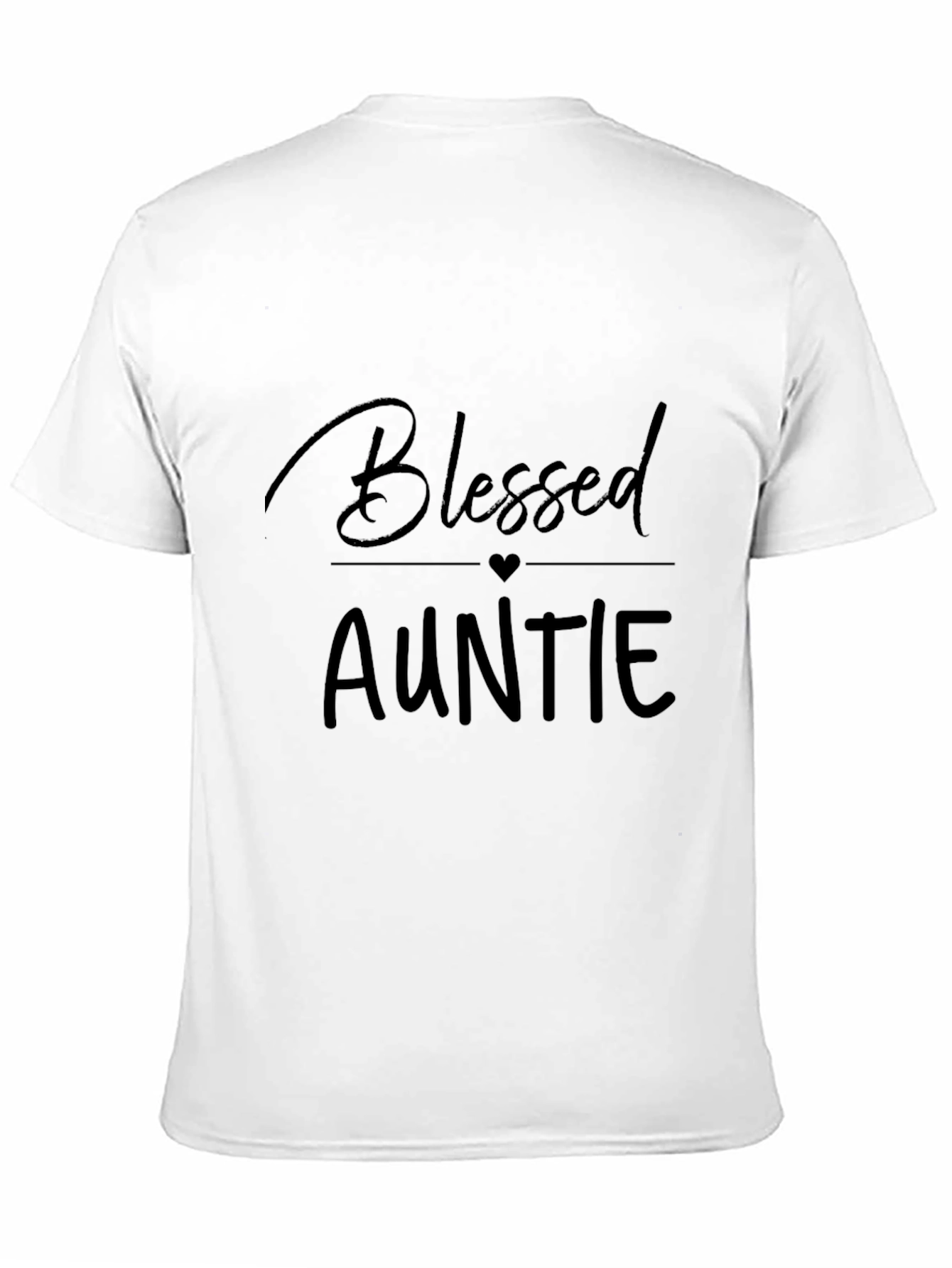 Blessed Auntie Black T-Shirt