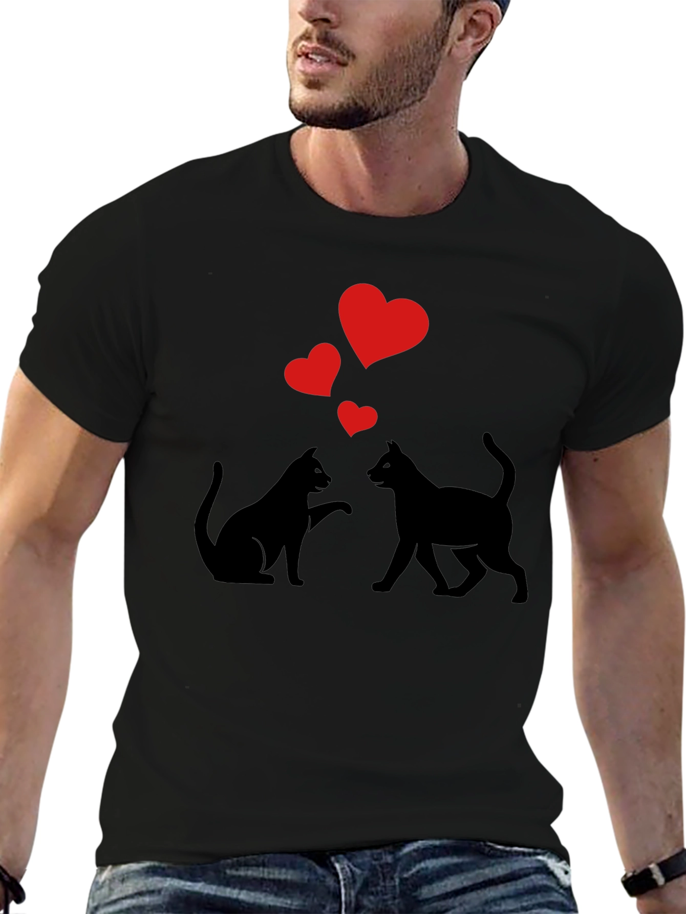 Cats in Love Graphic Tee