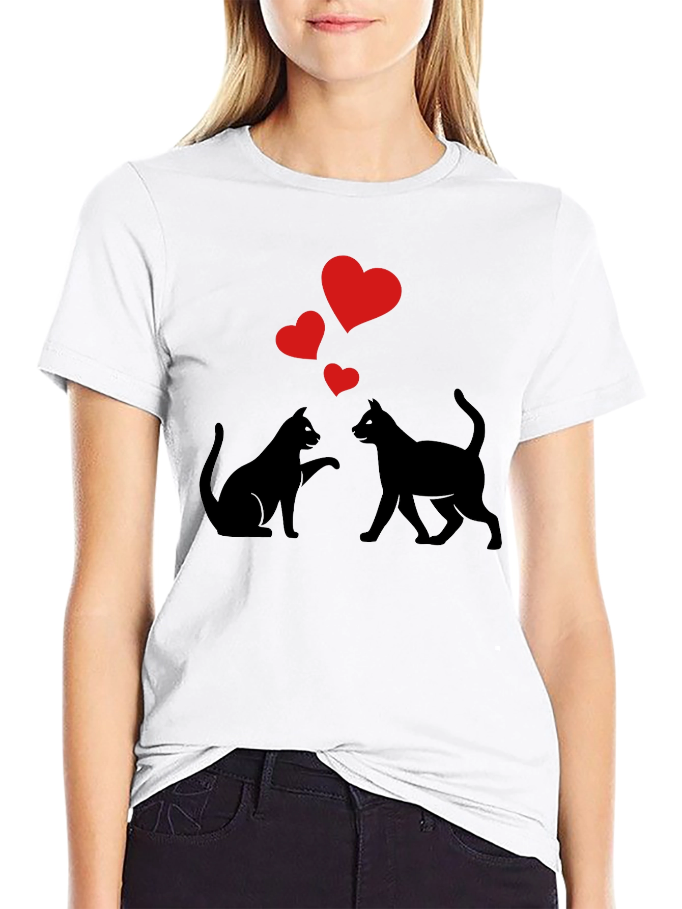 Cats in Love Graphic Tee