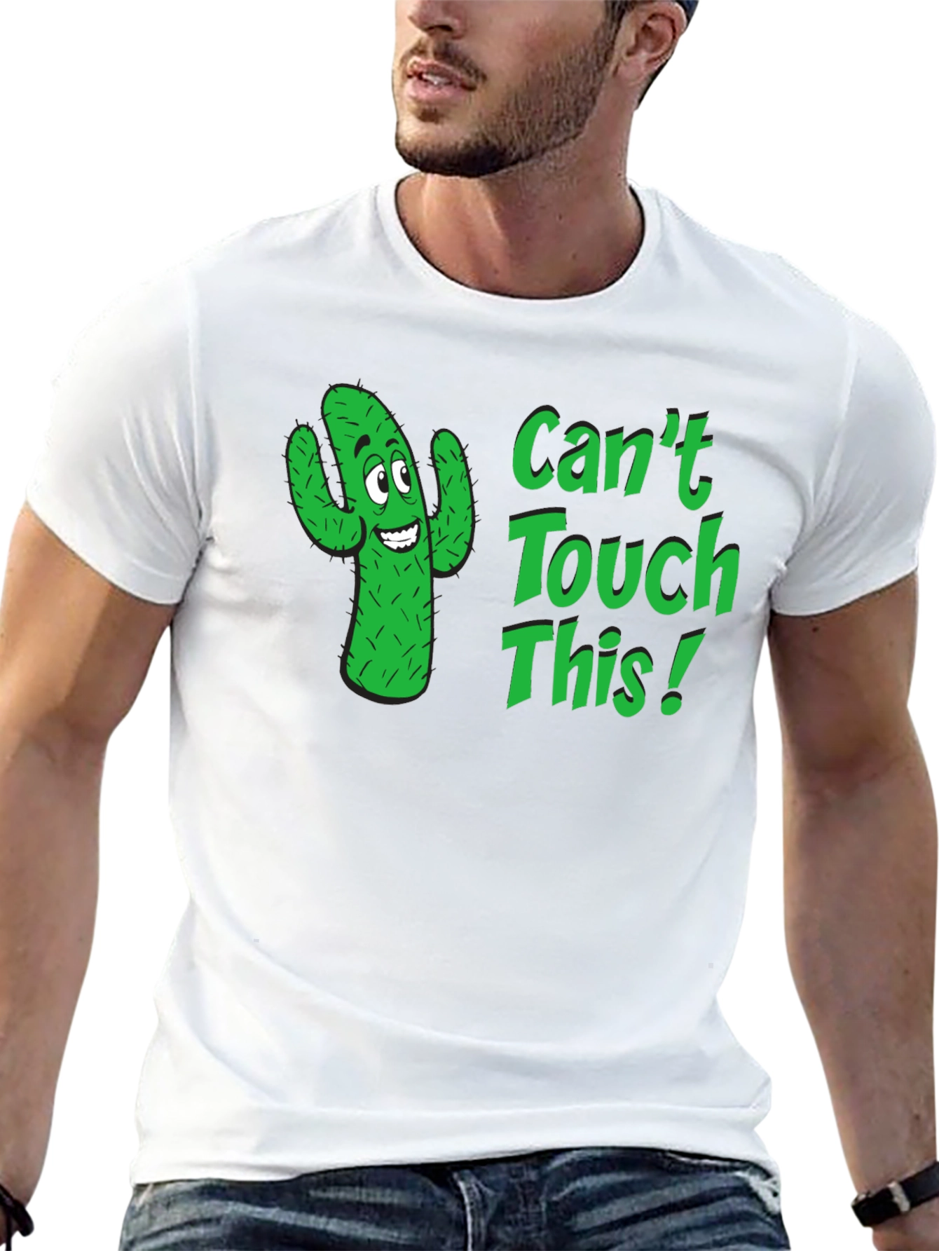 Cant Touch This Cactus Graphic T-Shirt