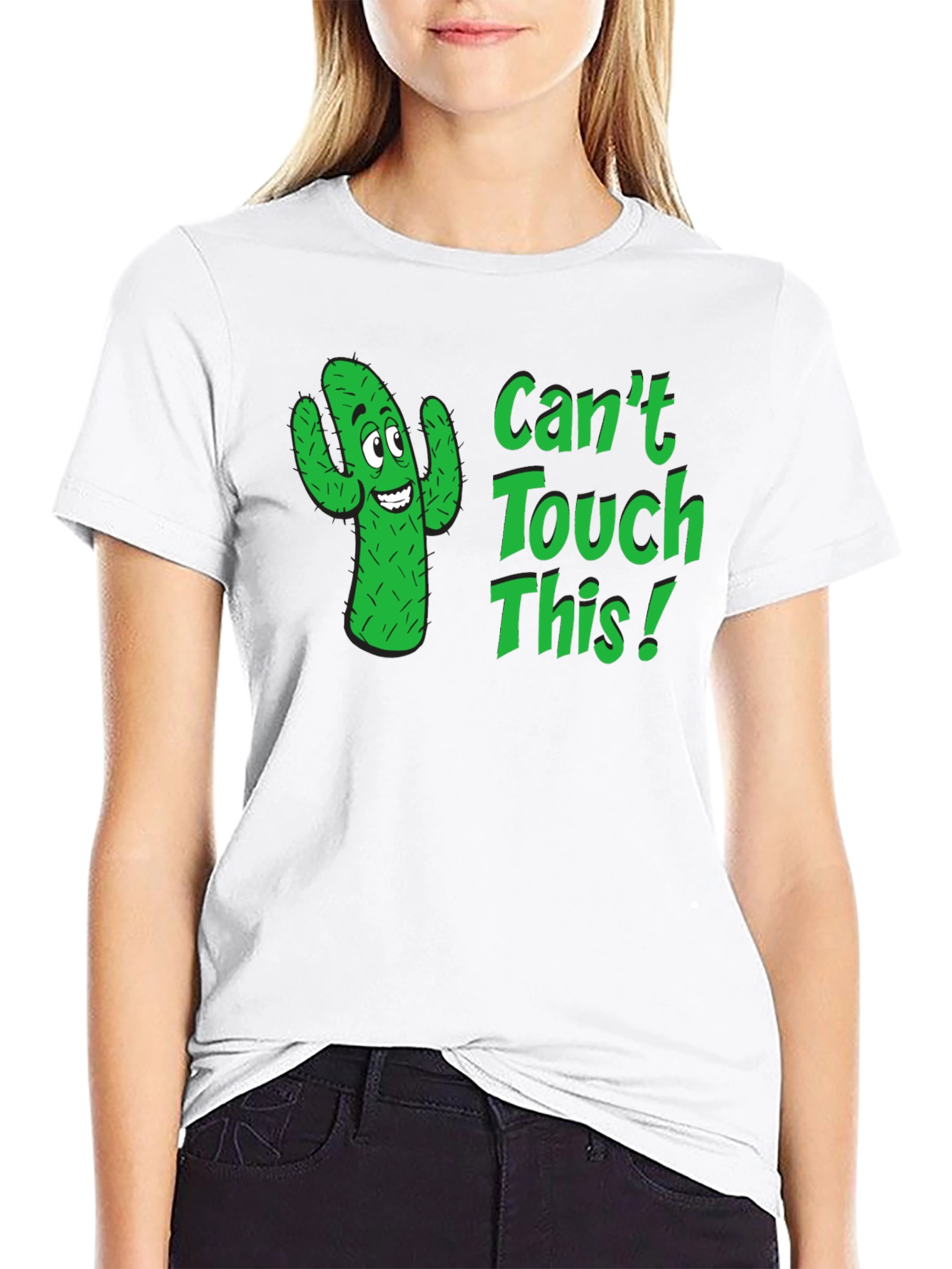 Cant Touch This Cactus Graphic T-Shirt
