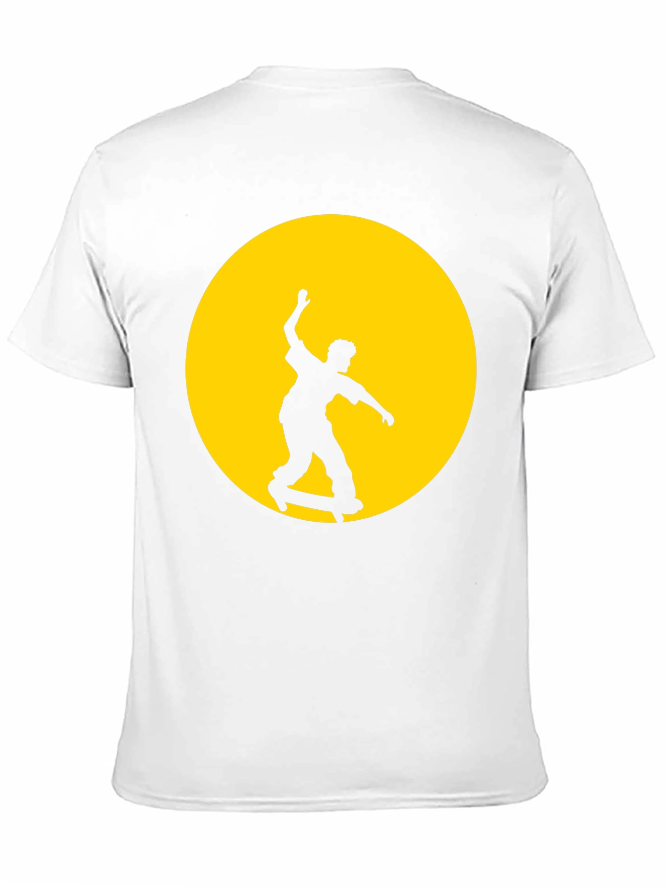 Skateboarder Graphic Tee - Black Cotton Blend
