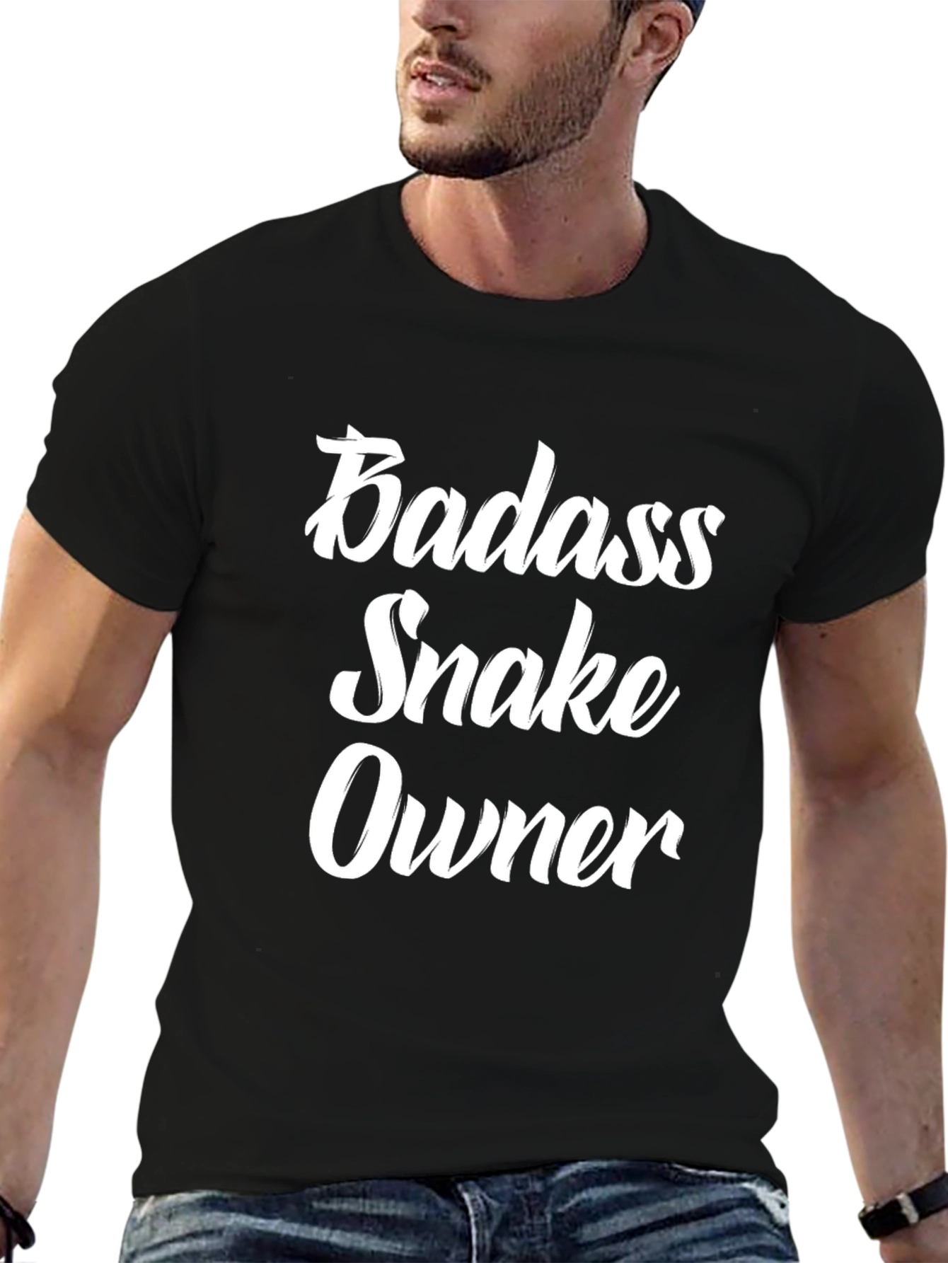 Badass Snake Owner T-Shirt - Cool Pet Lover Tee