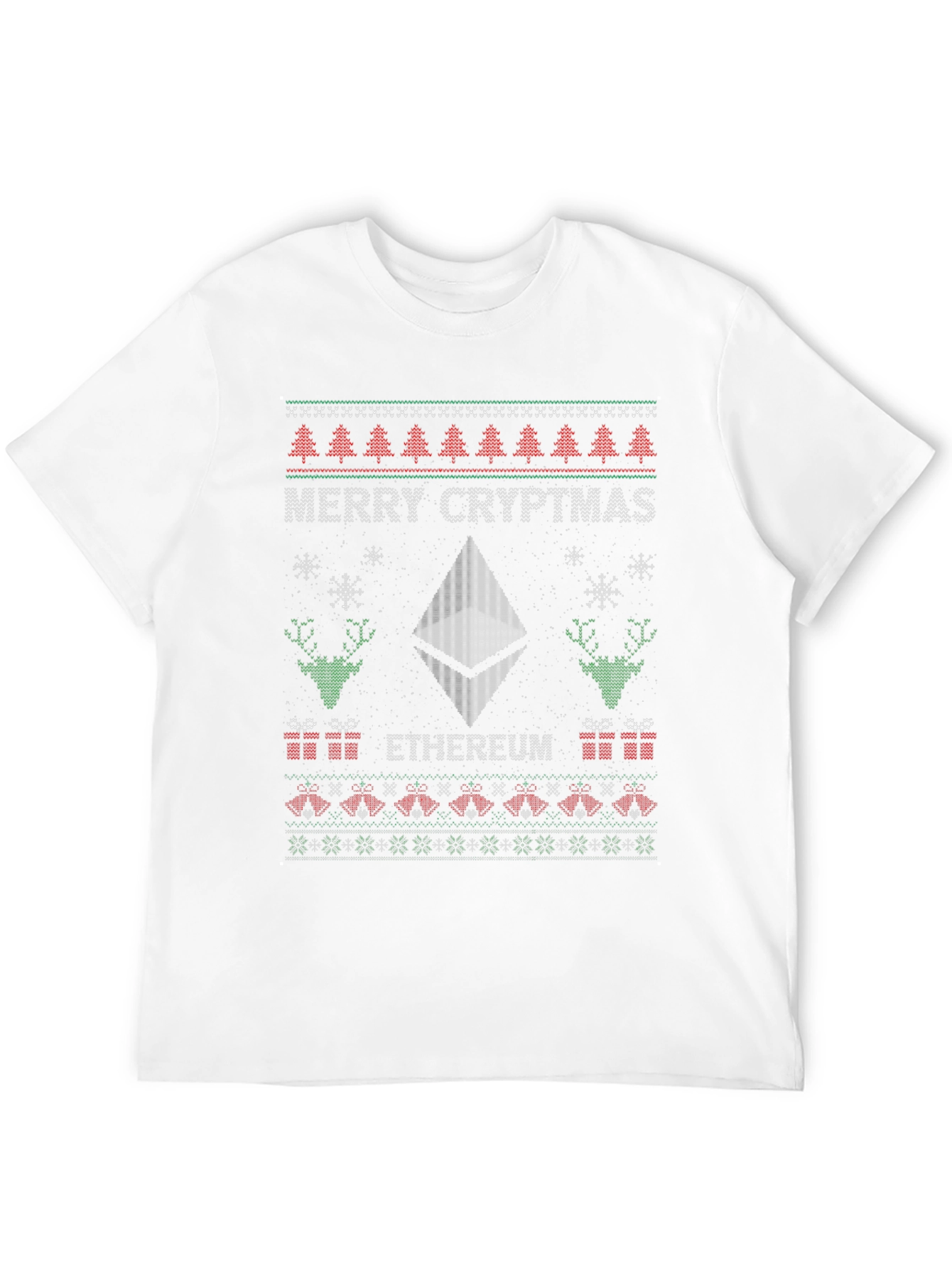 Merry Cryptmas Ethereum Ugly Christmas Sweater T-Shirt