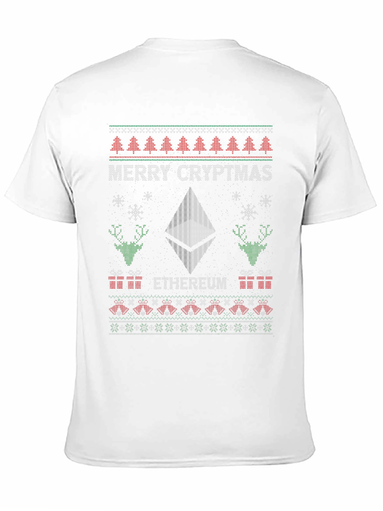 Merry Cryptmas Ethereum Ugly Christmas Sweater T-Shirt