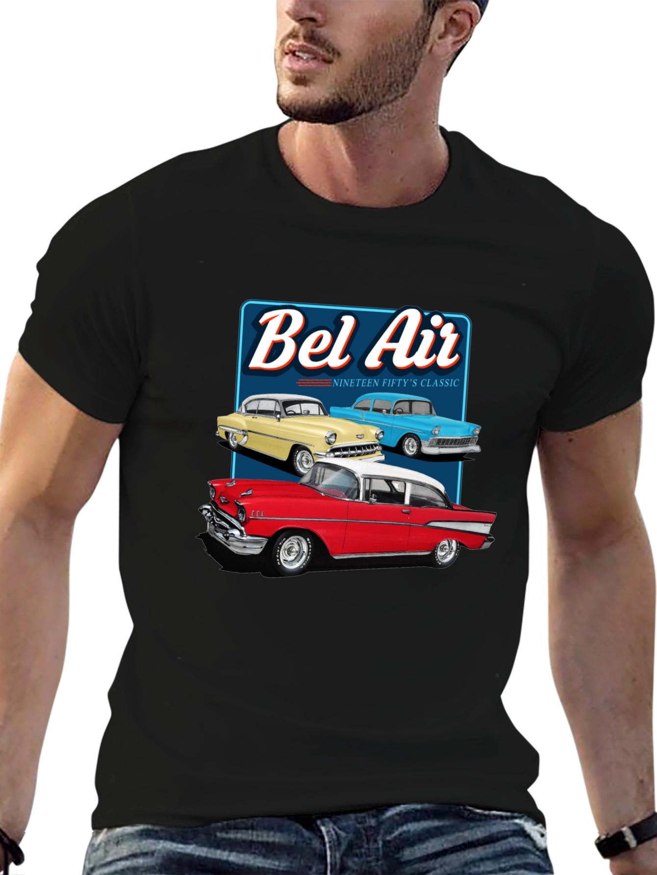 Bel Air Classic Cars Graphic T-Shirt