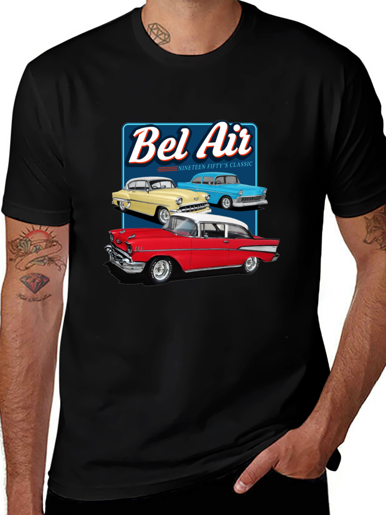 Bel Air Classic Cars Graphic T-Shirt