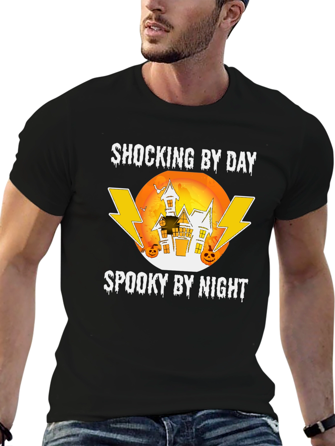 Shocking by Day Spooky by Night Halloween T-Shirt