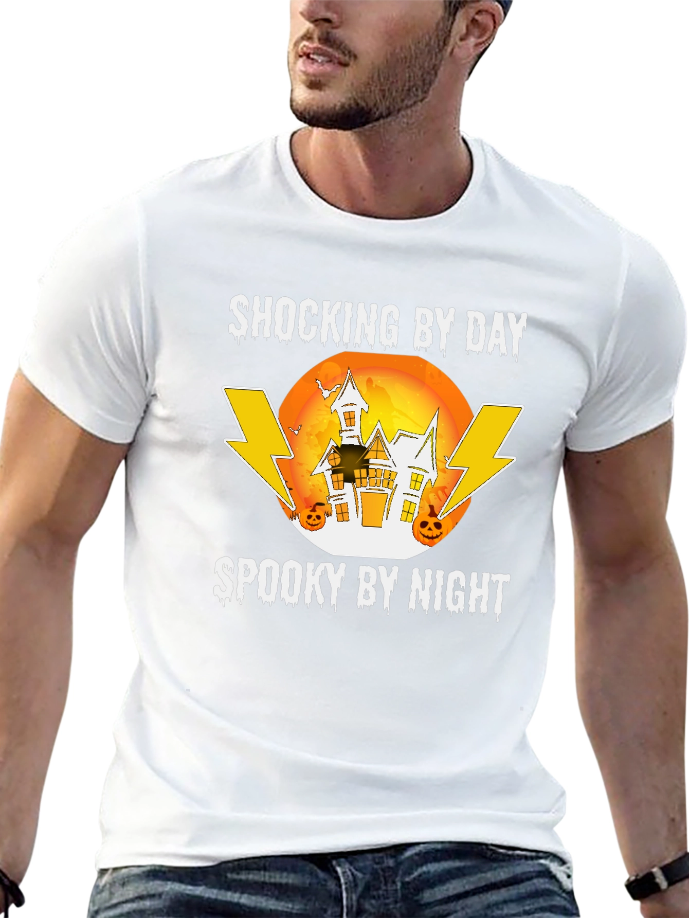 Shocking by Day Spooky by Night Halloween T-Shirt