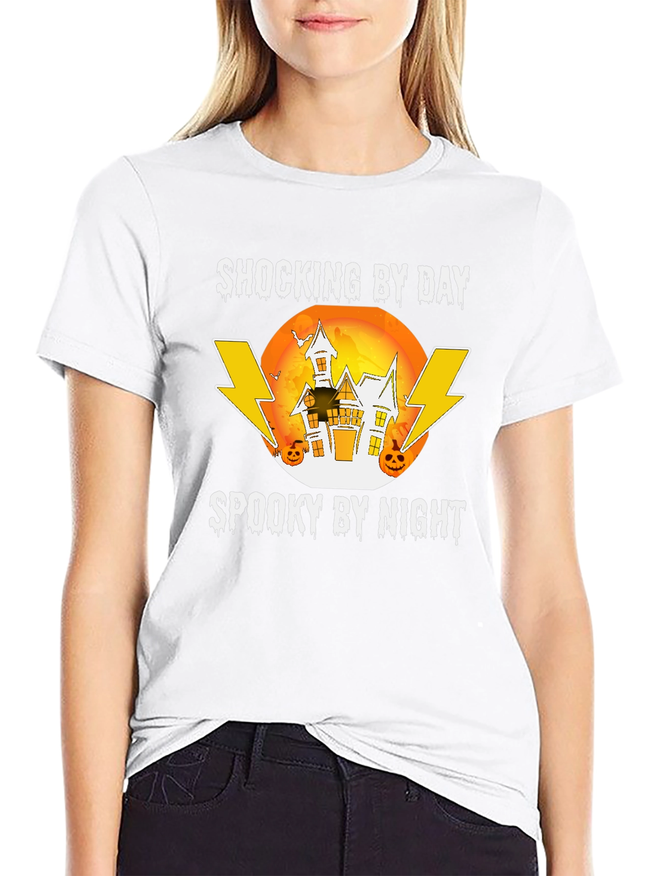 Shocking by Day Spooky by Night Halloween T-Shirt