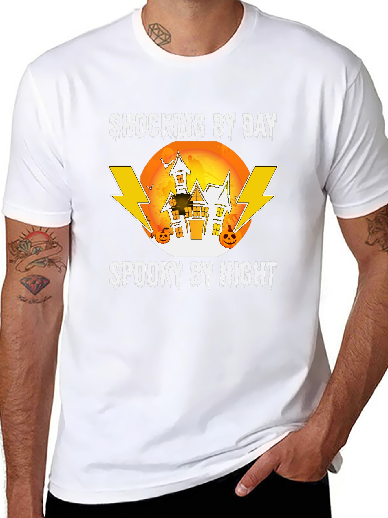 Shocking by Day Spooky by Night Halloween T-Shirt