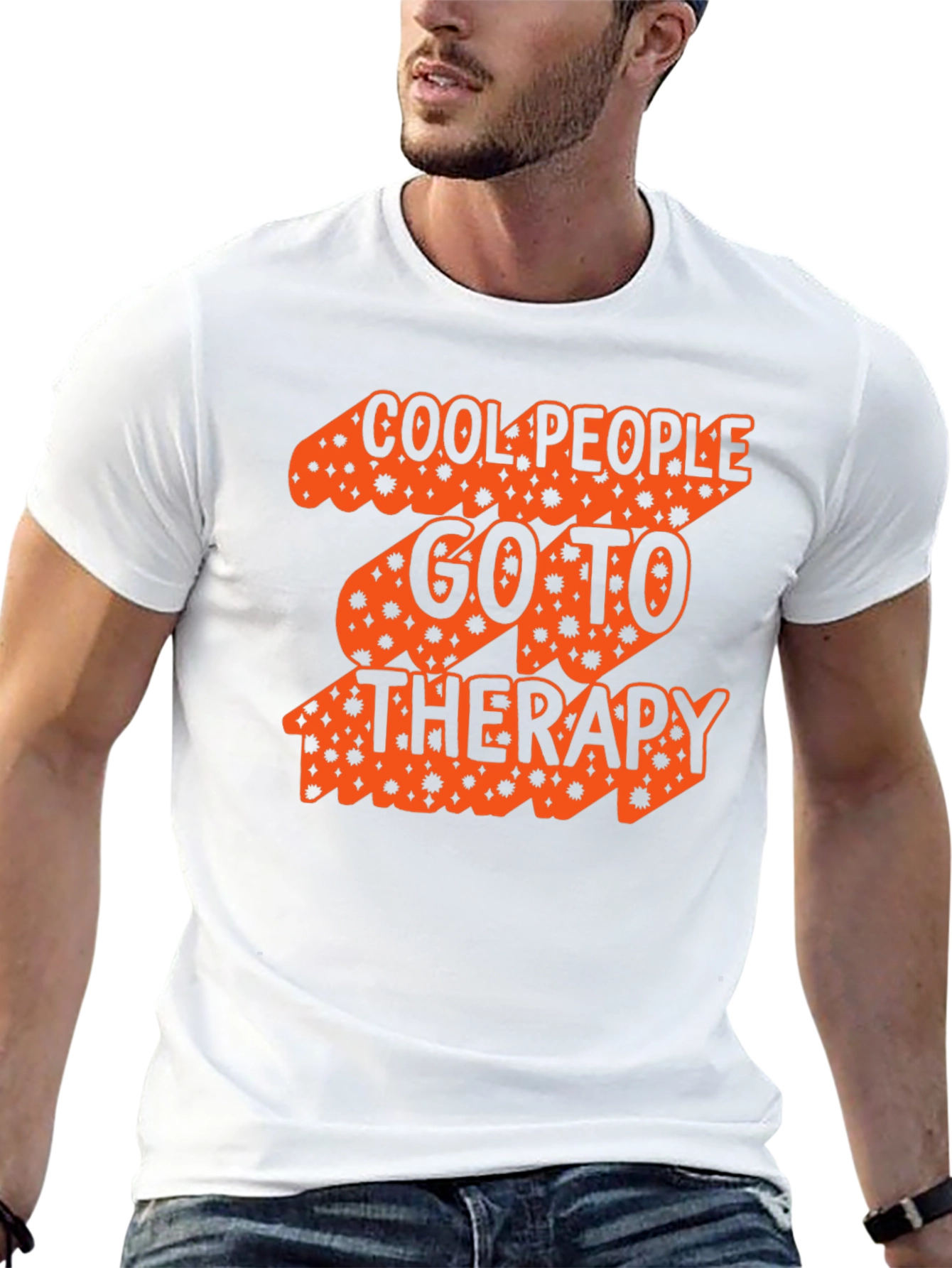 Cool People Therapy T-Shirt - Black