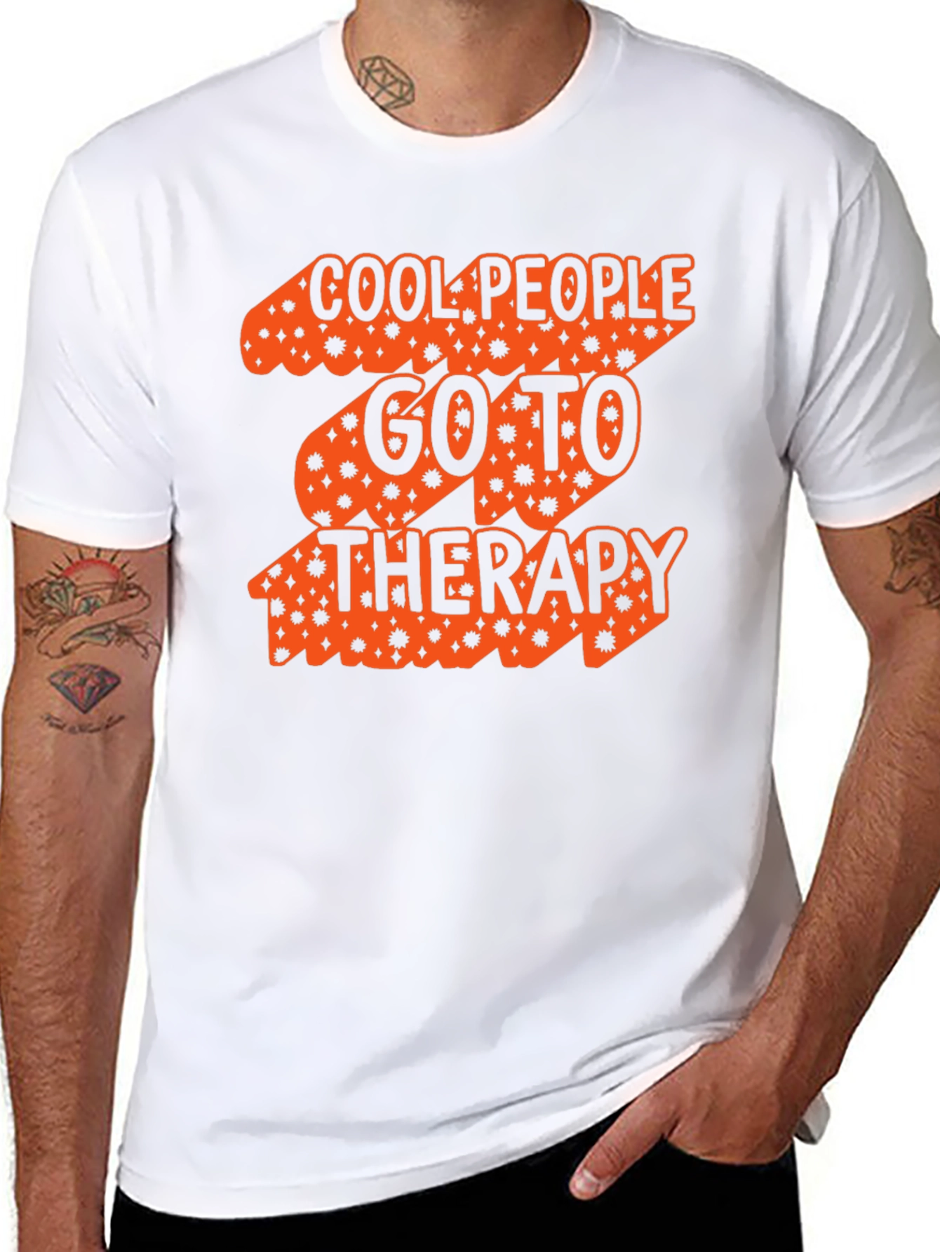 Cool People Therapy T-Shirt - Black