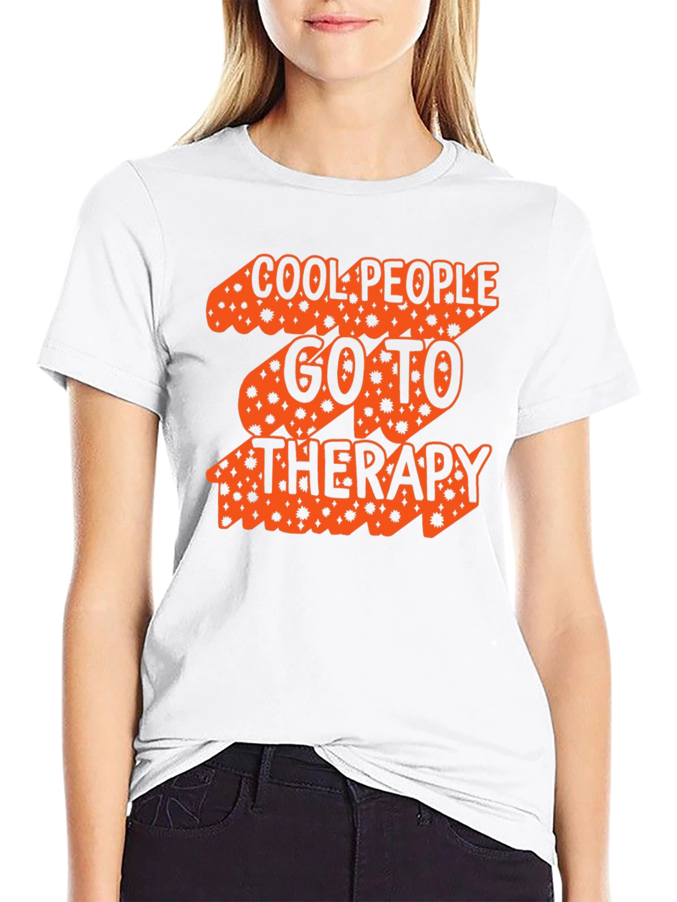 Cool People Therapy T-Shirt - Black
