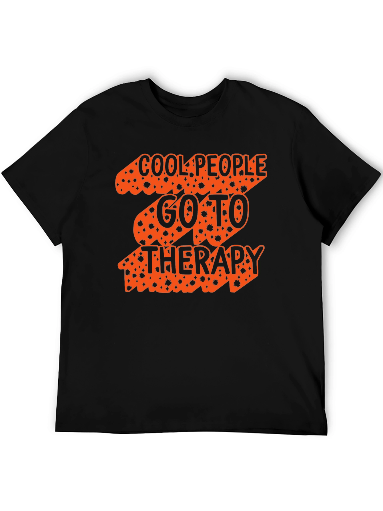 Cool People Therapy T-Shirt - Black