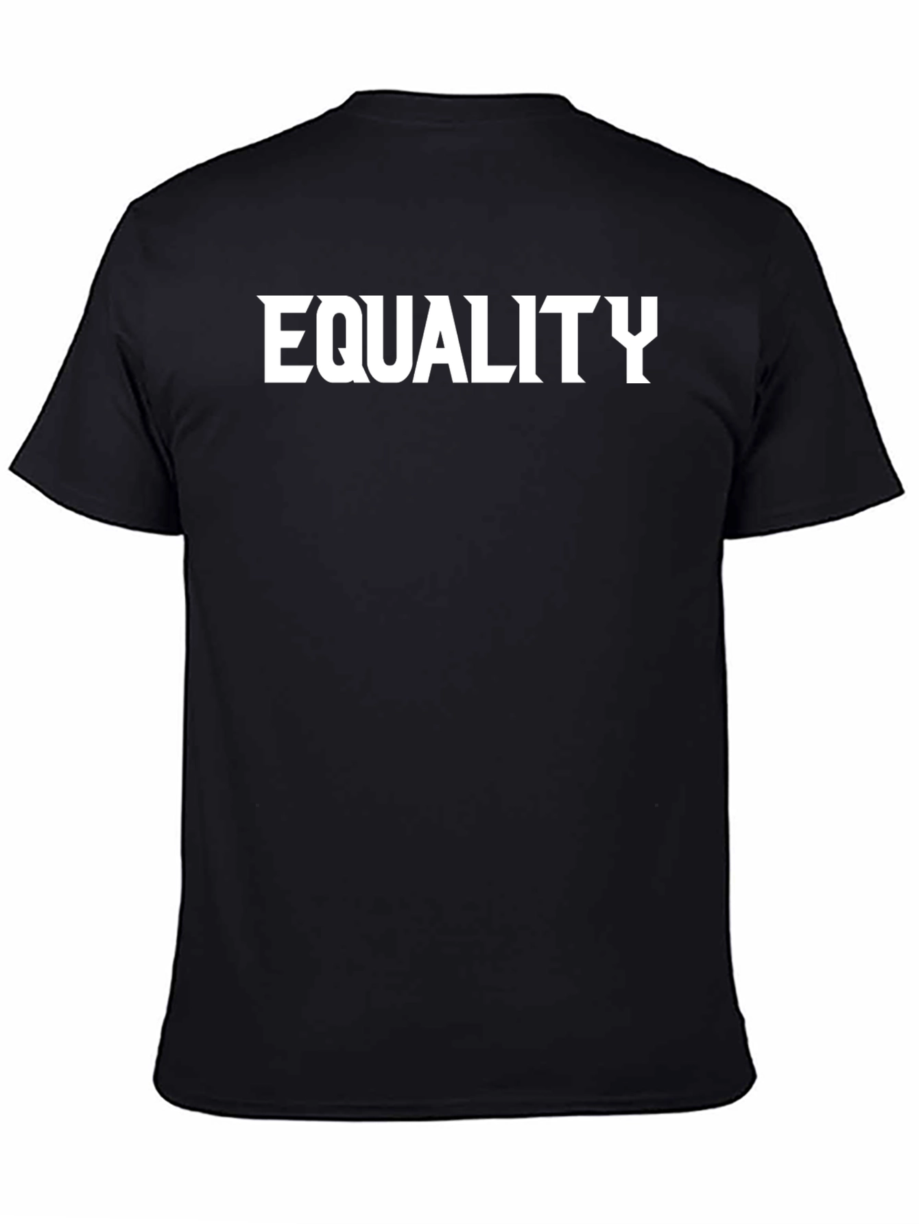Equality Black Tee - Statement Graphic T-Shirt
