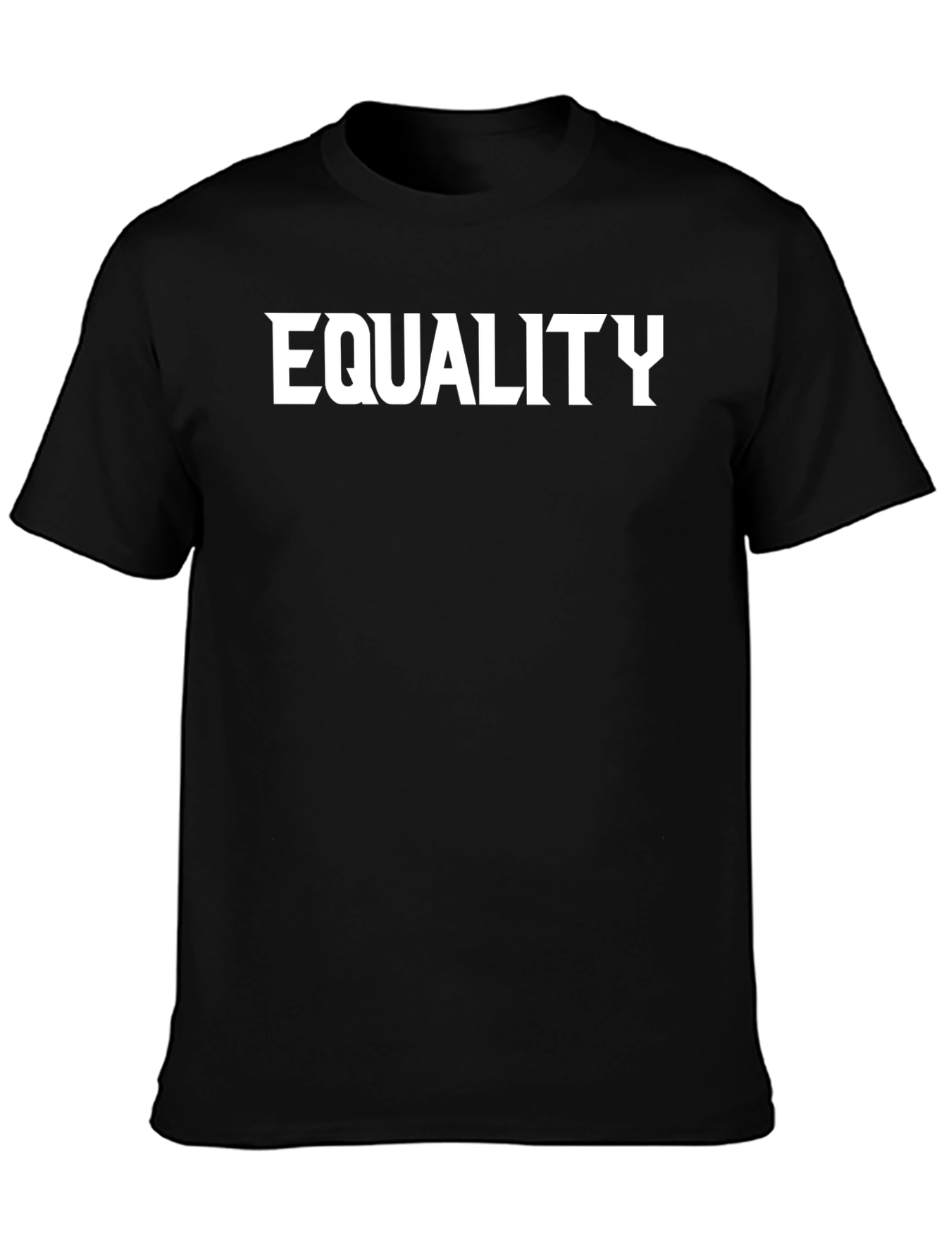 Equality Black Tee - Statement Graphic T-Shirt