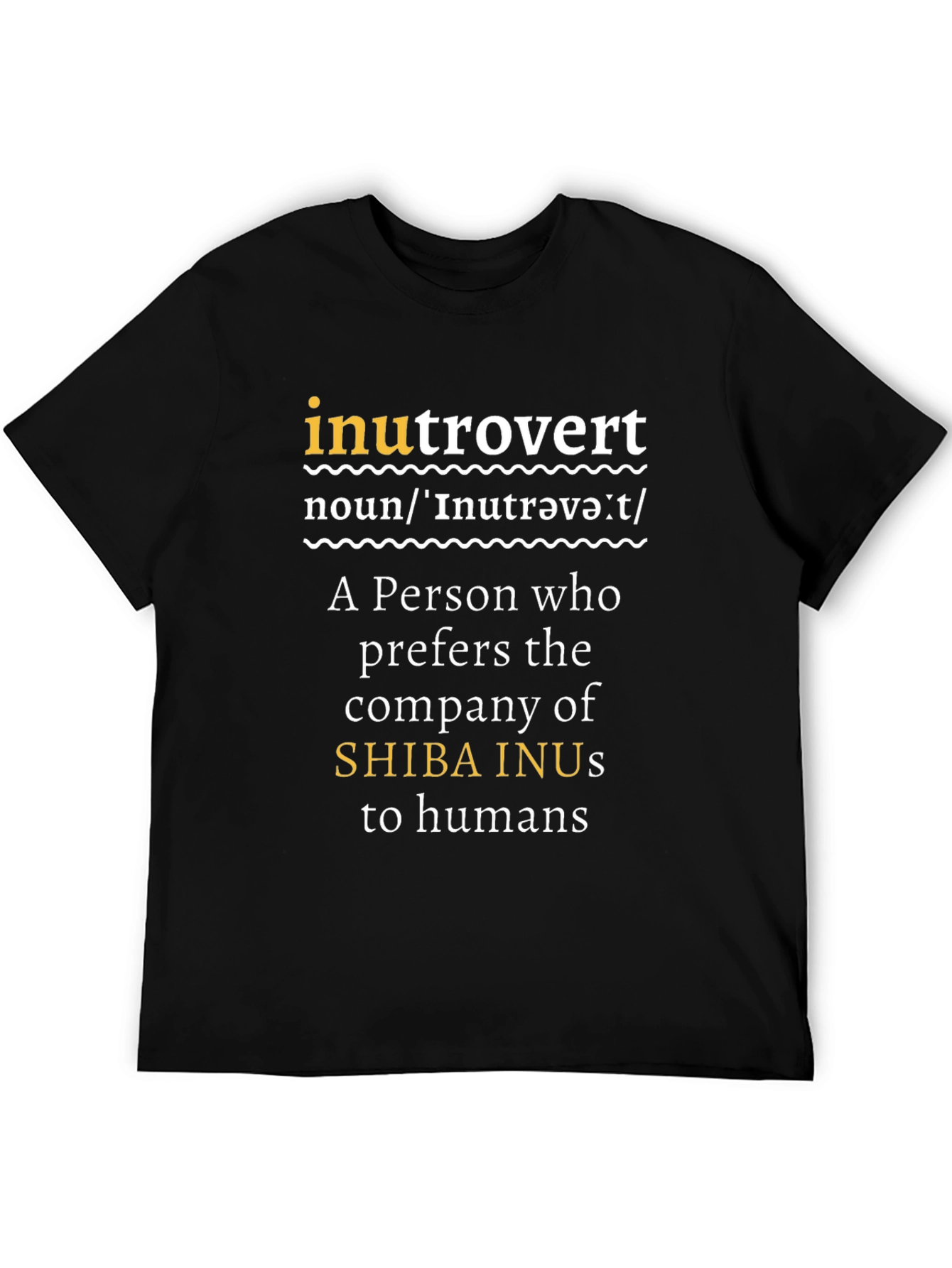 Inutrovert Shiba Inu Lover T-Shirt