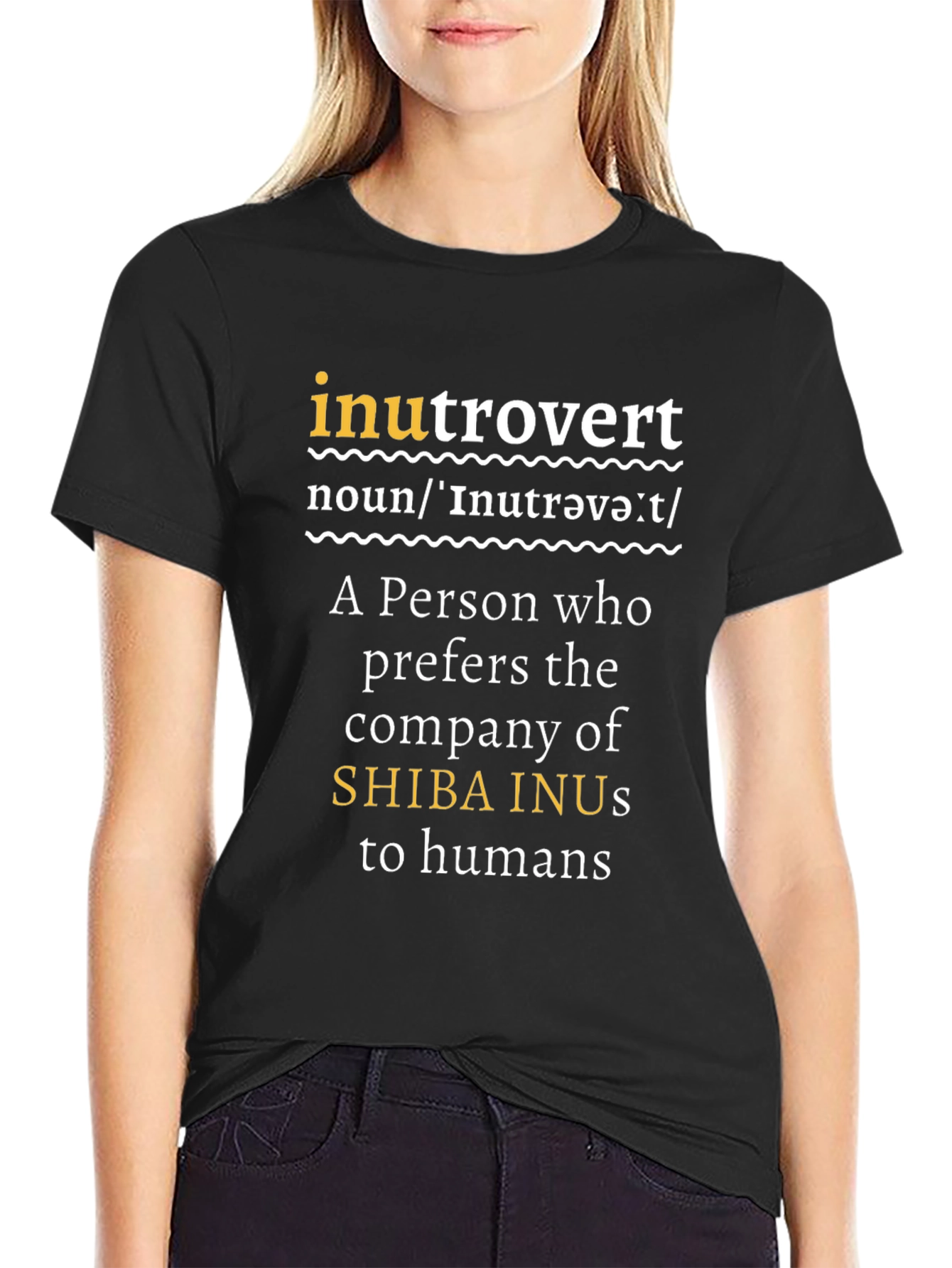 Inutrovert Shiba Inu Lover T-Shirt