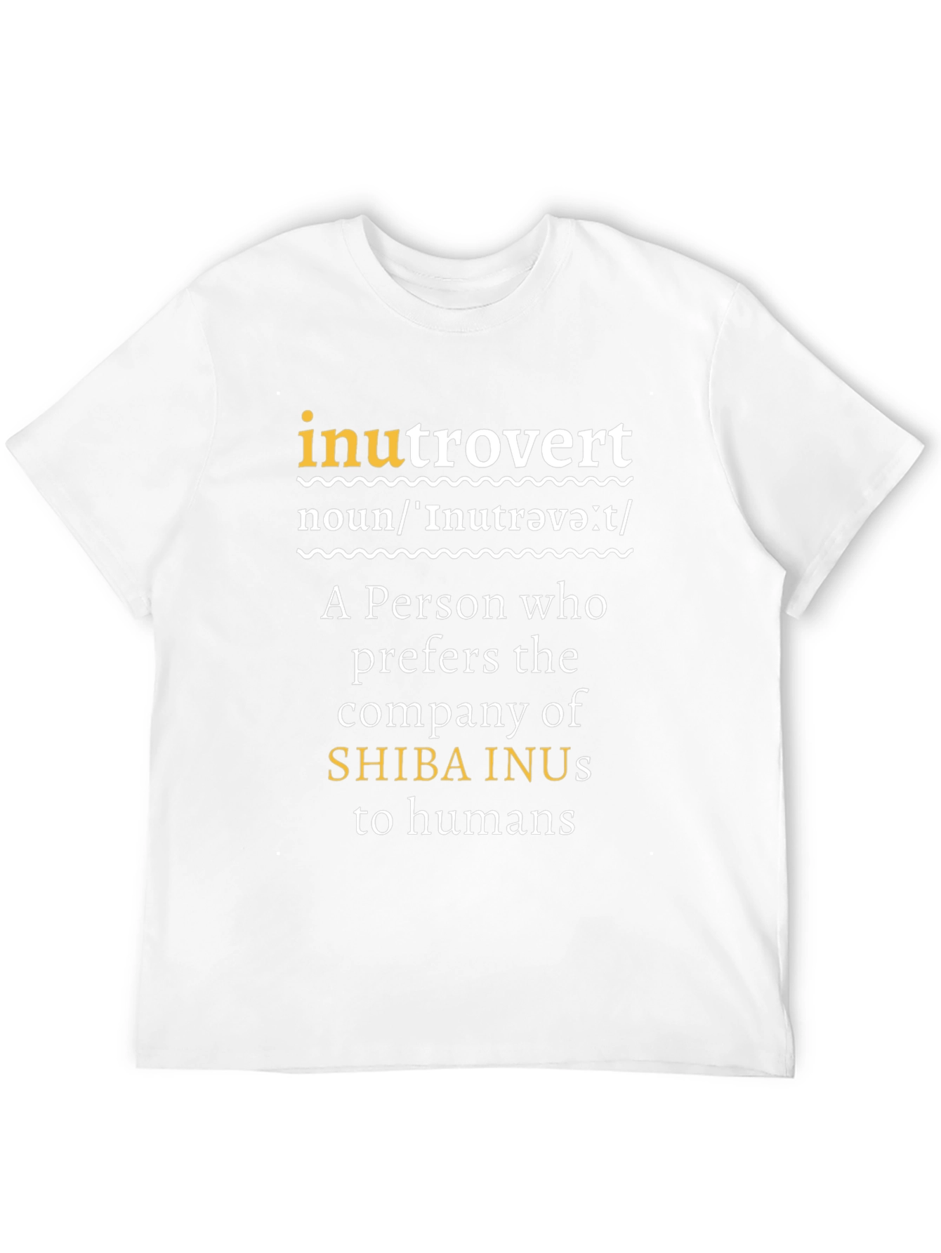 Inutrovert Shiba Inu Lover T-Shirt