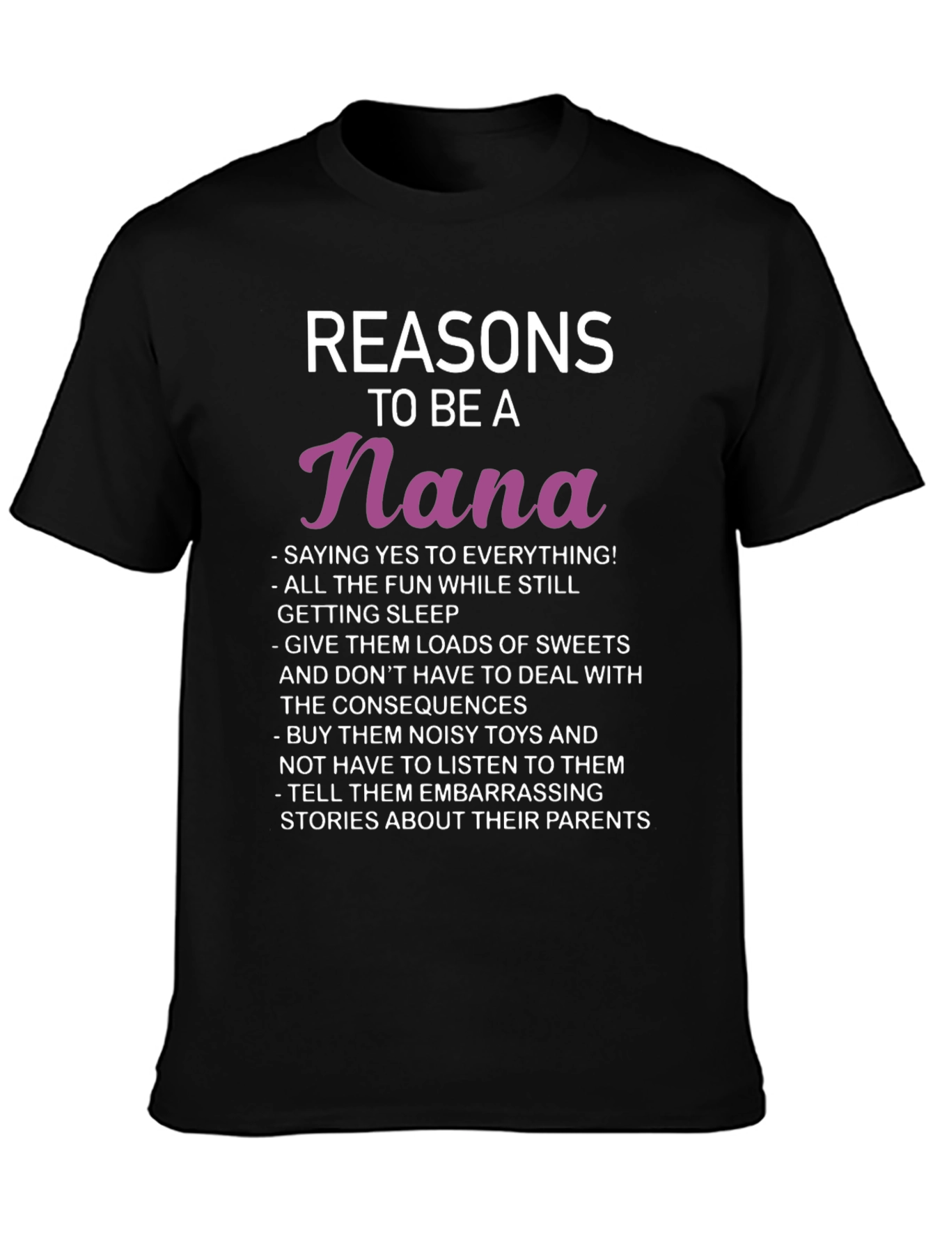 Reasons To Be A Nana T-Shirt