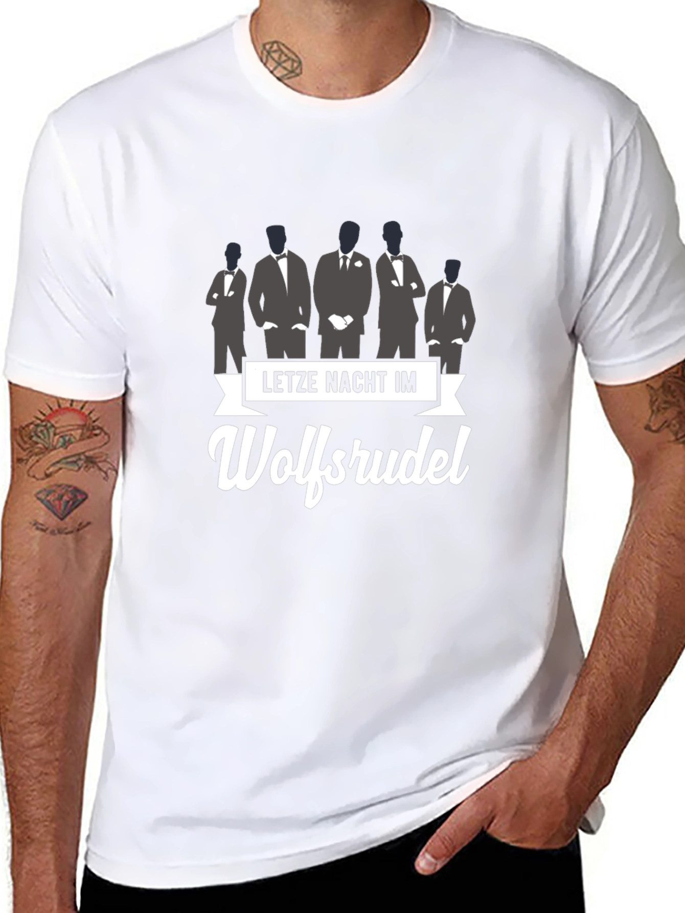 Wolfsrudel Bachelor Party T-Shirt