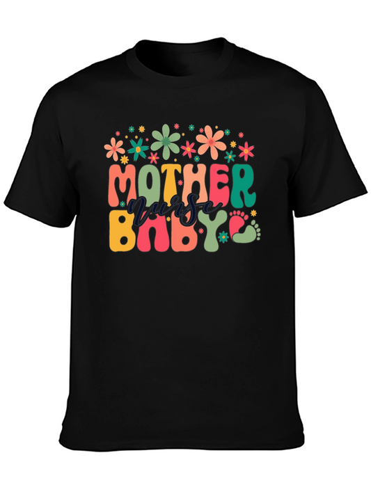 Mother Loves Baby Graphic Tee - Black Unisex T-Shirt