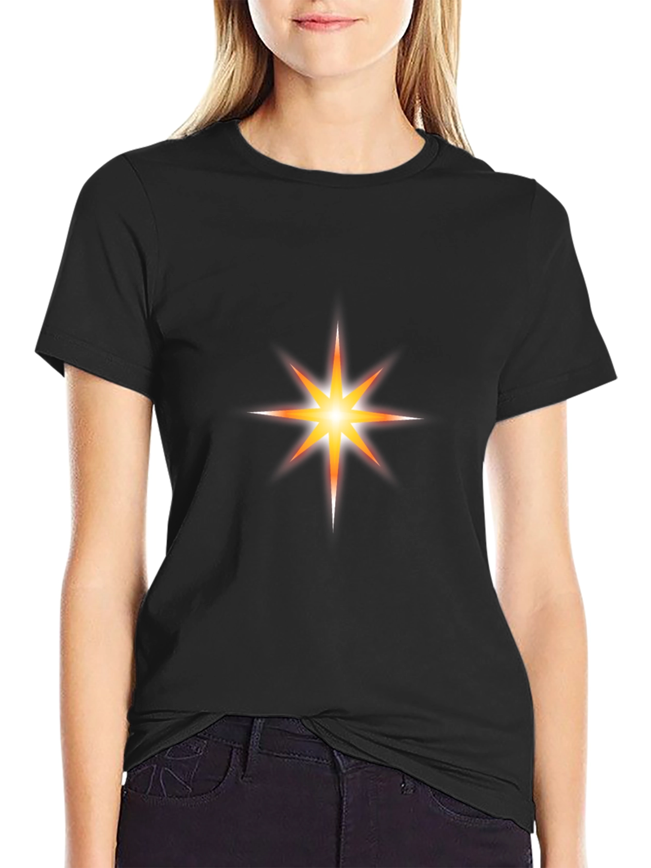 Starburst Graphic Black T-Shirt