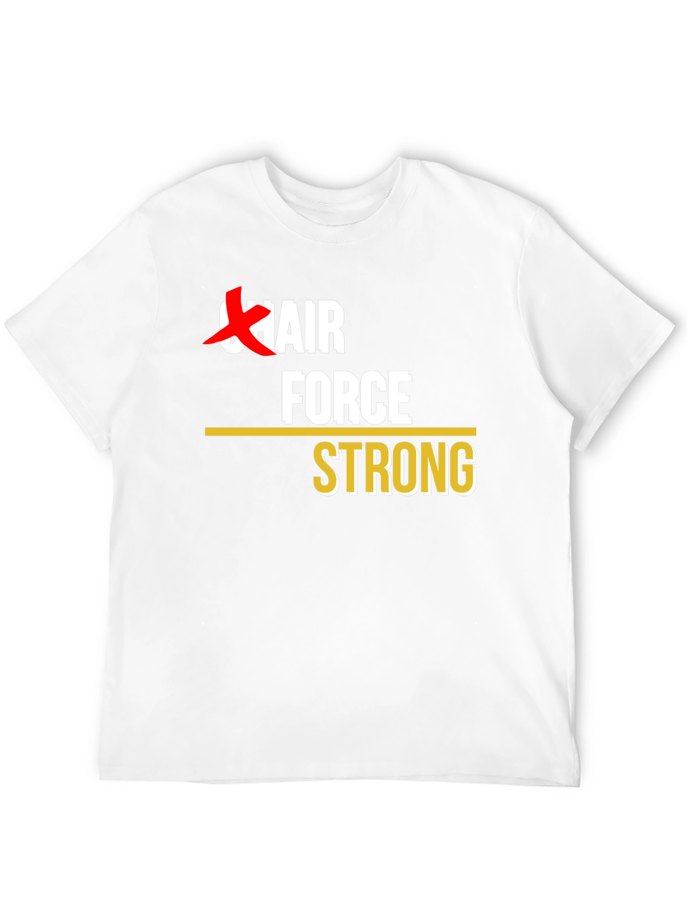 Chair Force Strong T-Shirt - Black