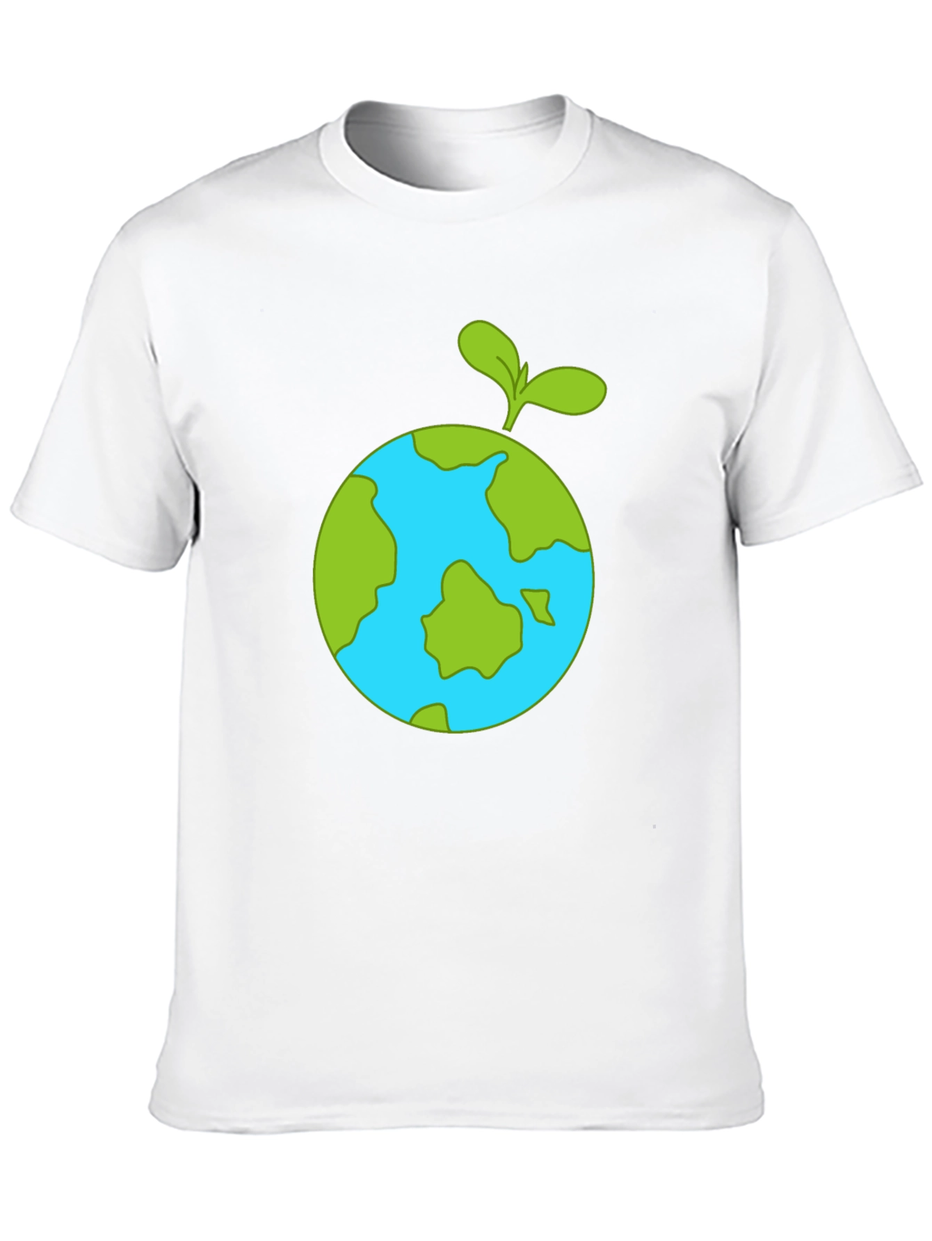 Eco Earth Sprout Black T-Shirt
