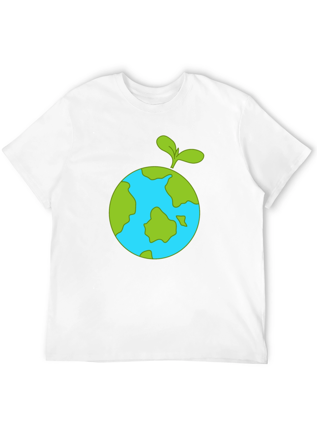 Eco Earth Sprout Black T-Shirt