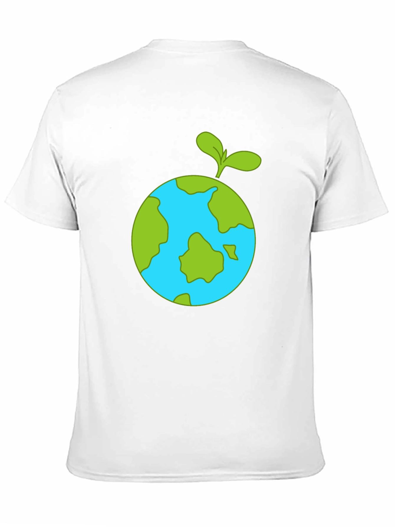 Eco Earth Sprout Black T-Shirt