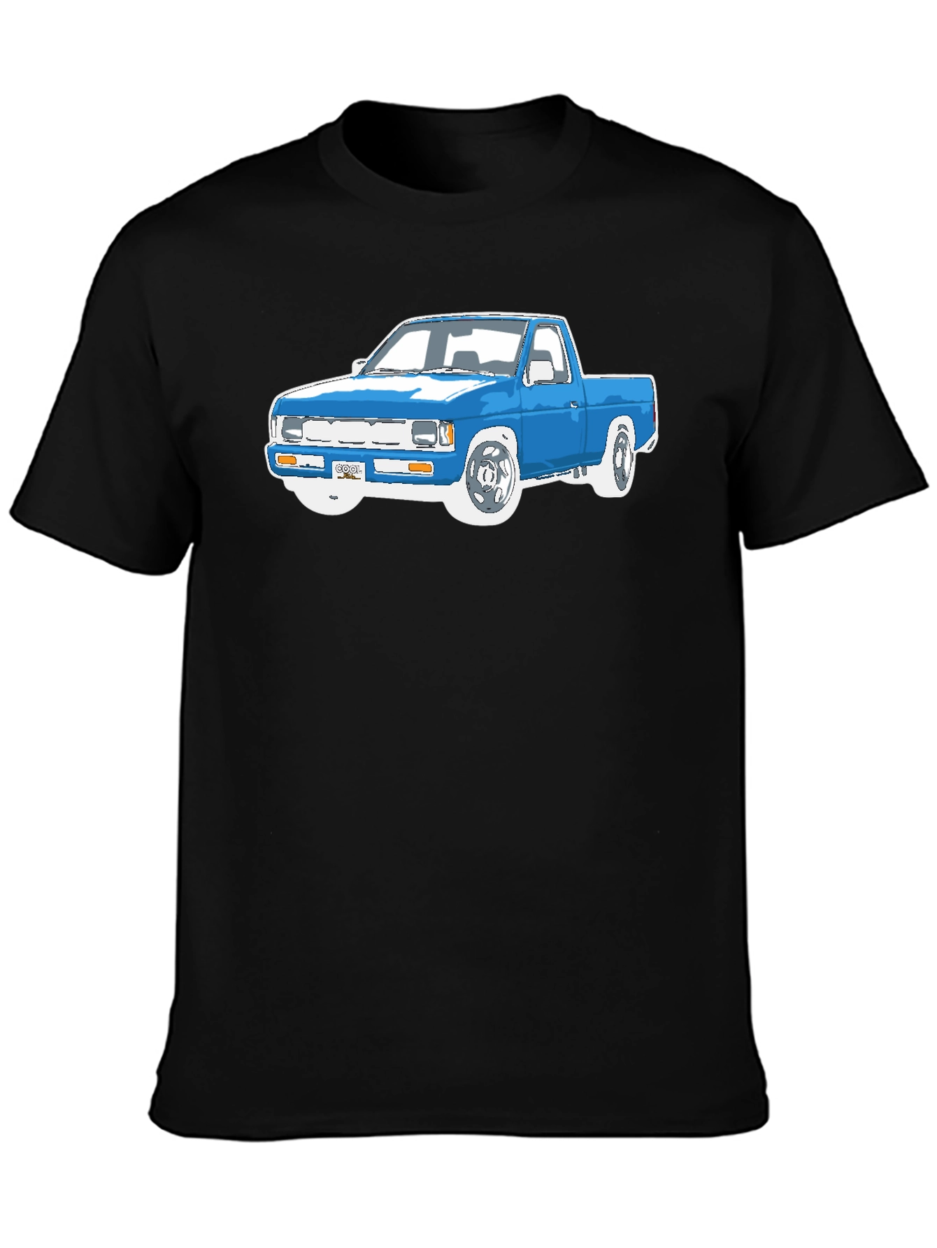 Truck Graphic Tee - Classic Design Black Shirt