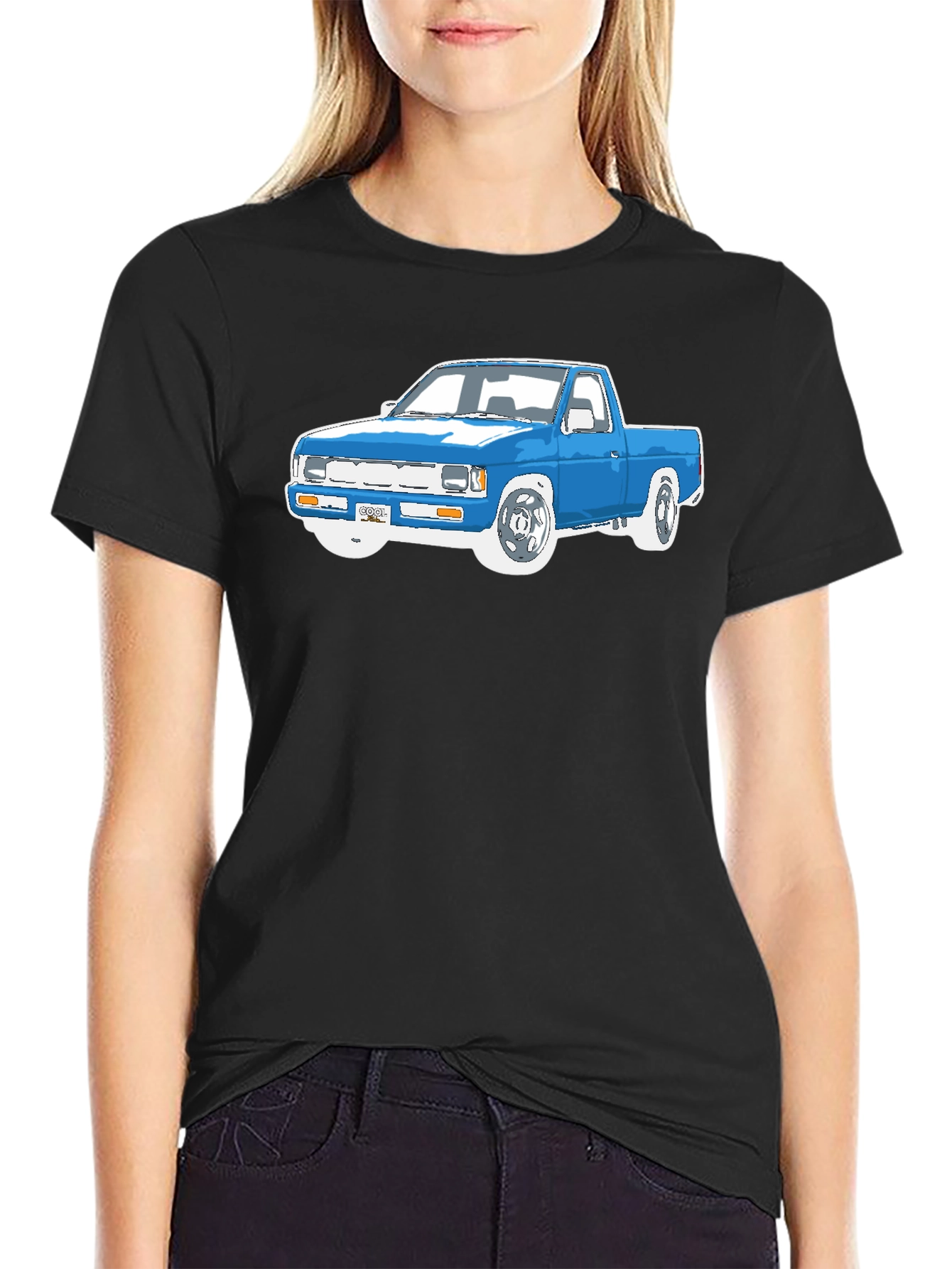Truck Graphic Tee - Classic Design Black Shirt