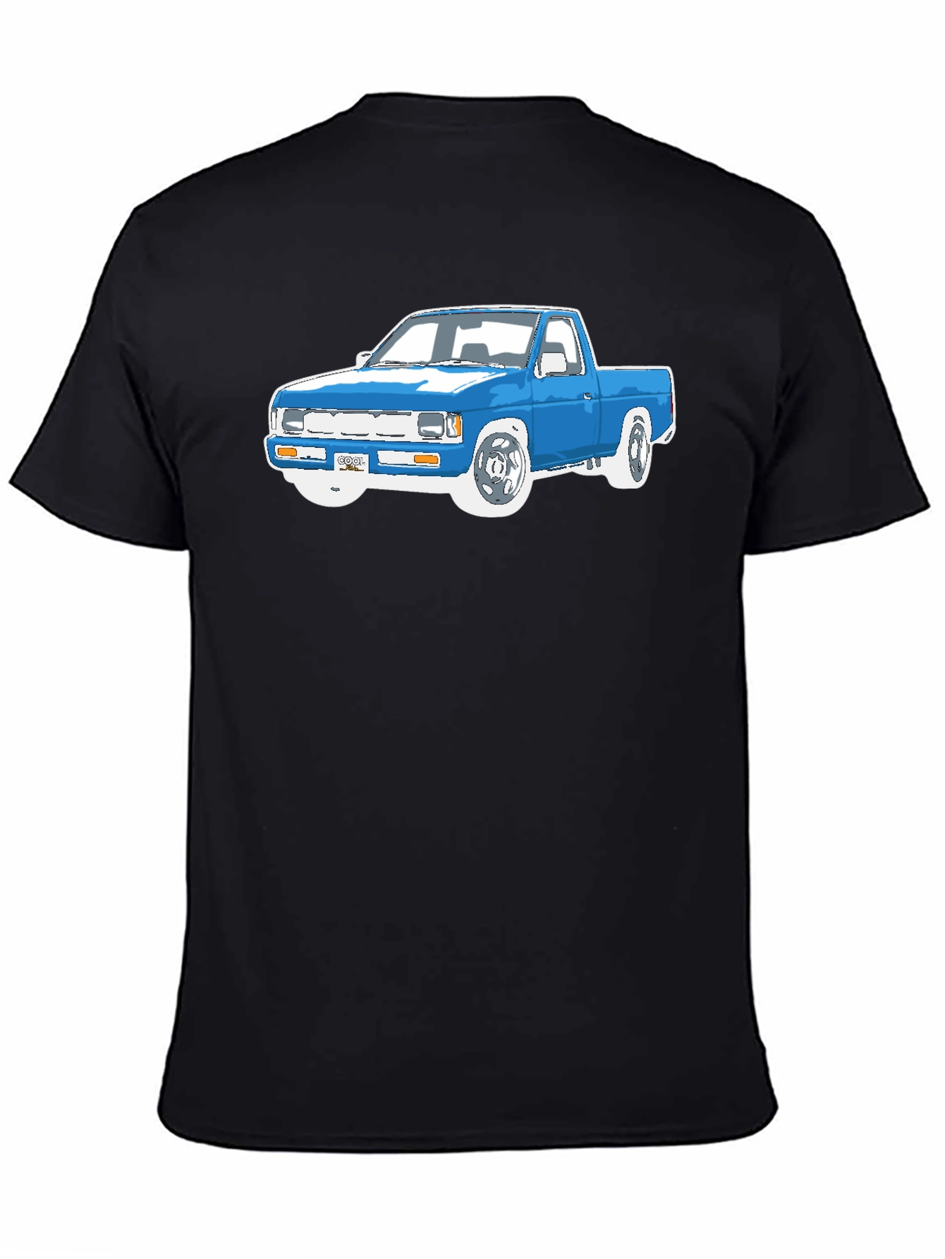 Truck Graphic Tee - Classic Design Black Shirt