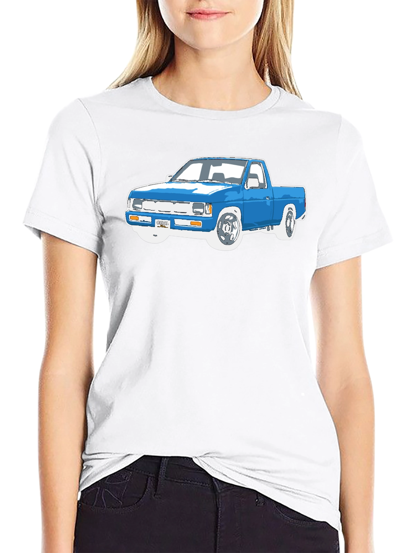 Truck Graphic Tee - Classic Design Black Shirt