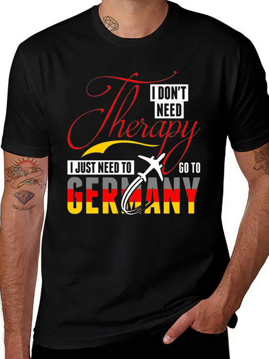 Germany Therapy T-Shirt | Travel Lover Tee