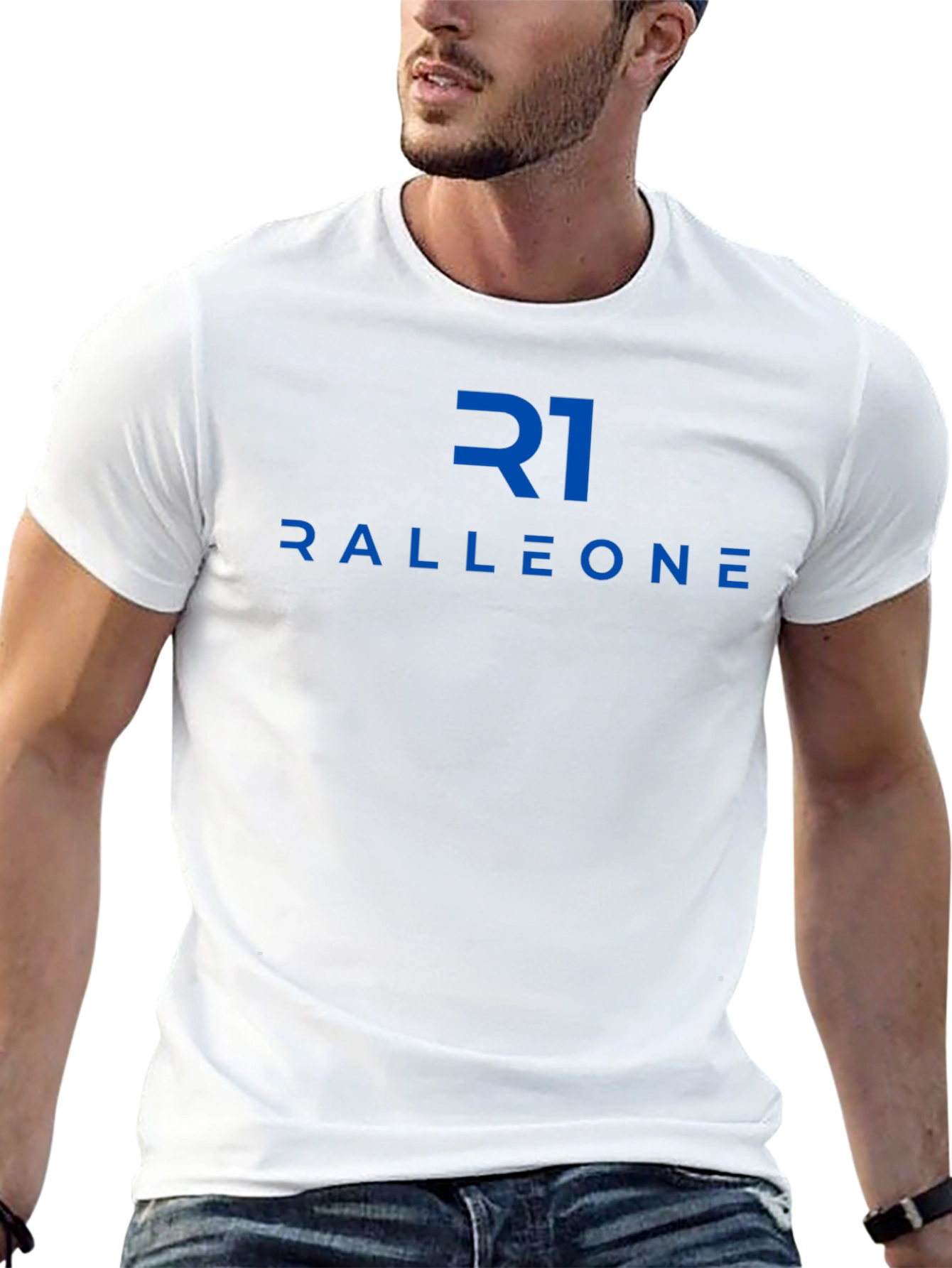 Ralleone Black T-Shirt - Stylish Graphic Tee
