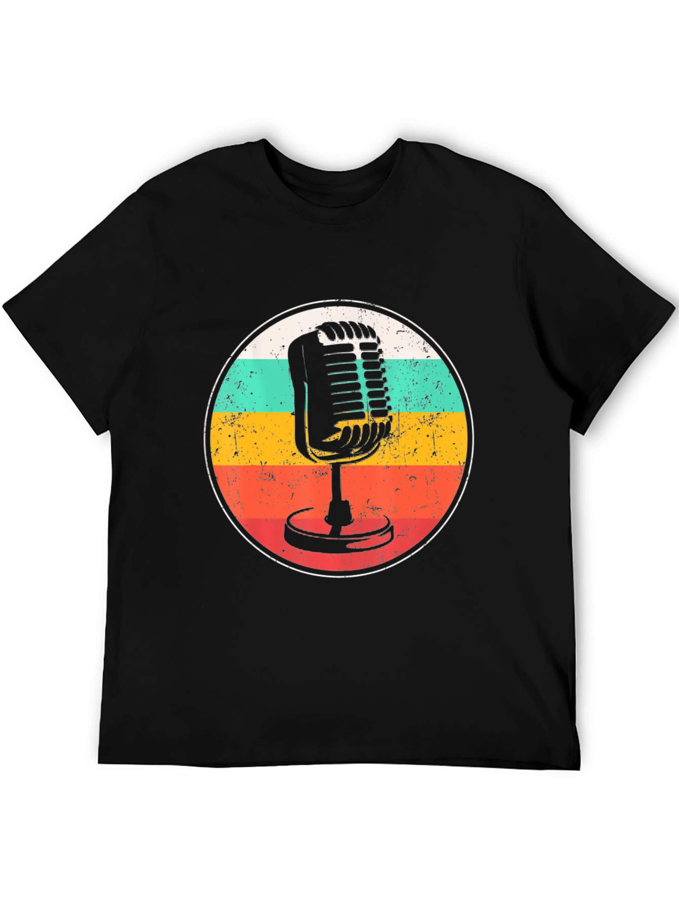 Retro Microphone Graphic Tee