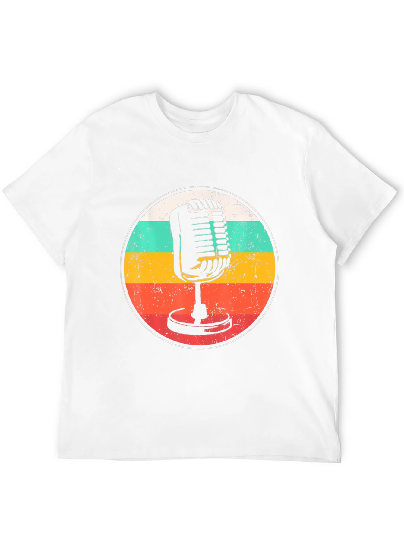 Retro Microphone Graphic Tee
