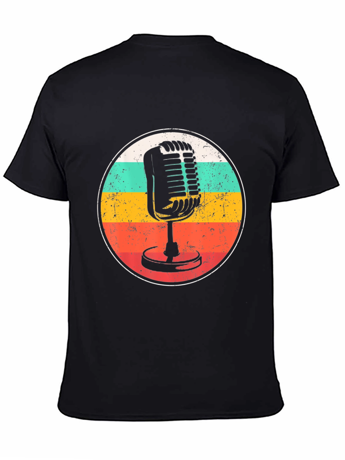 Retro Microphone Graphic Tee