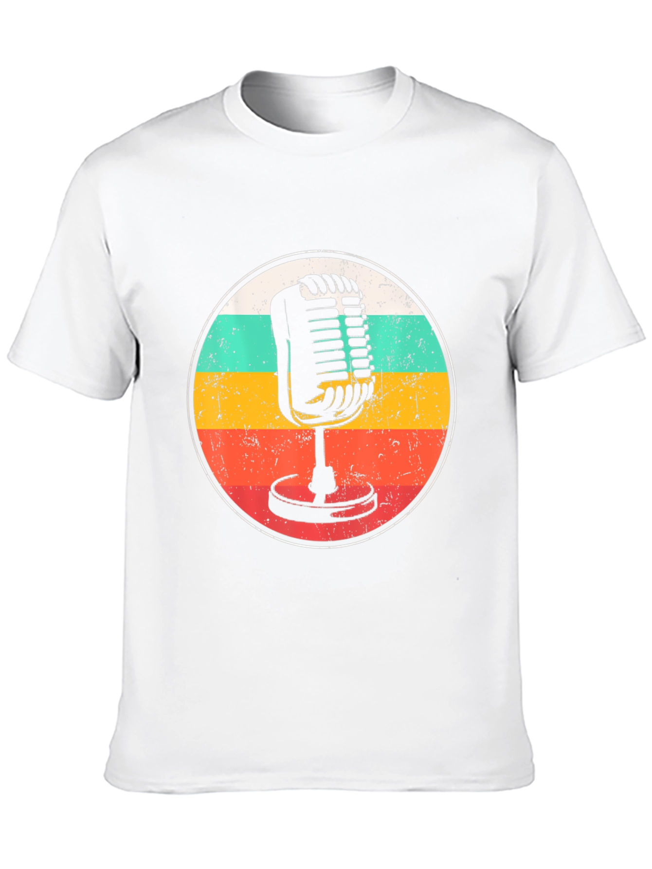 Retro Microphone Graphic Tee
