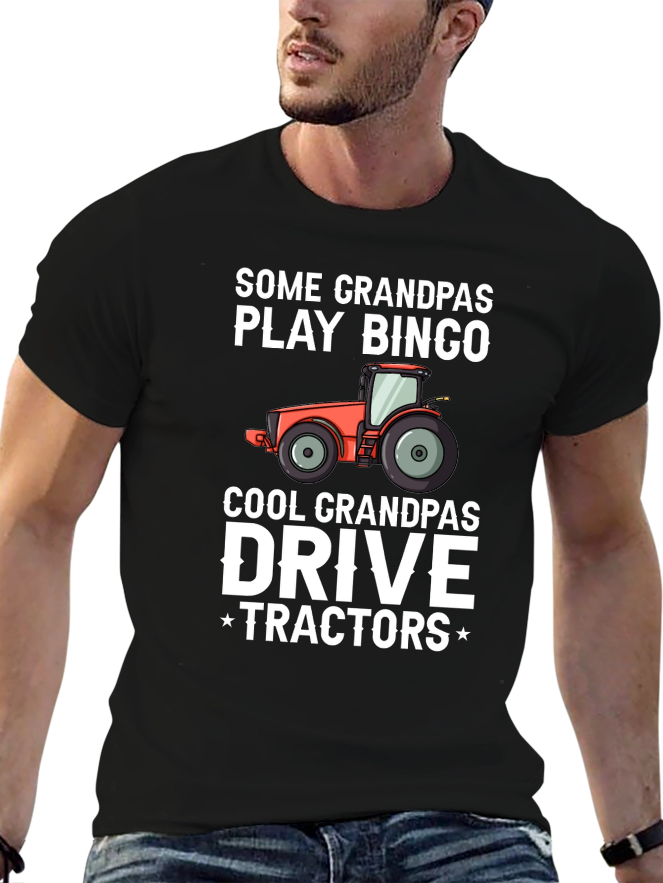 Cool Grandpas Drive Tractors T-Shirt