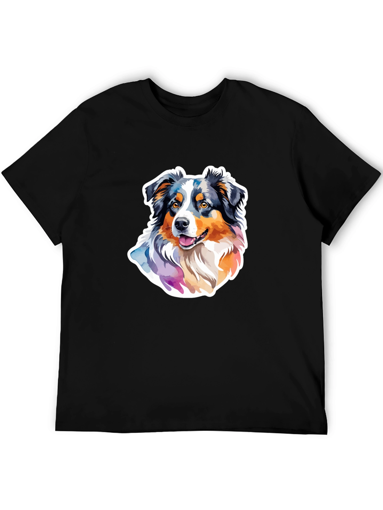 Aussie Dog Watercolor T-Shirt