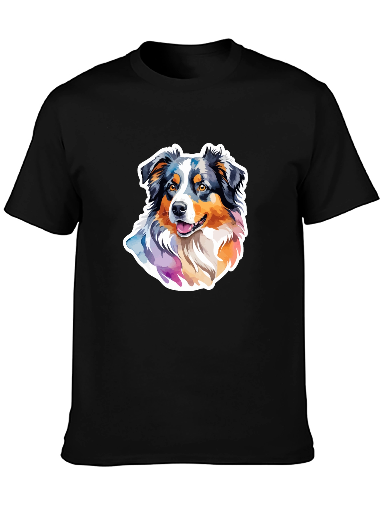 Aussie Dog Watercolor T-Shirt