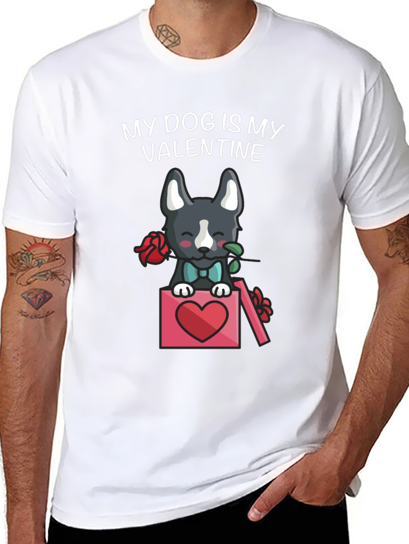 My Dog Is My Valentine T-Shirt