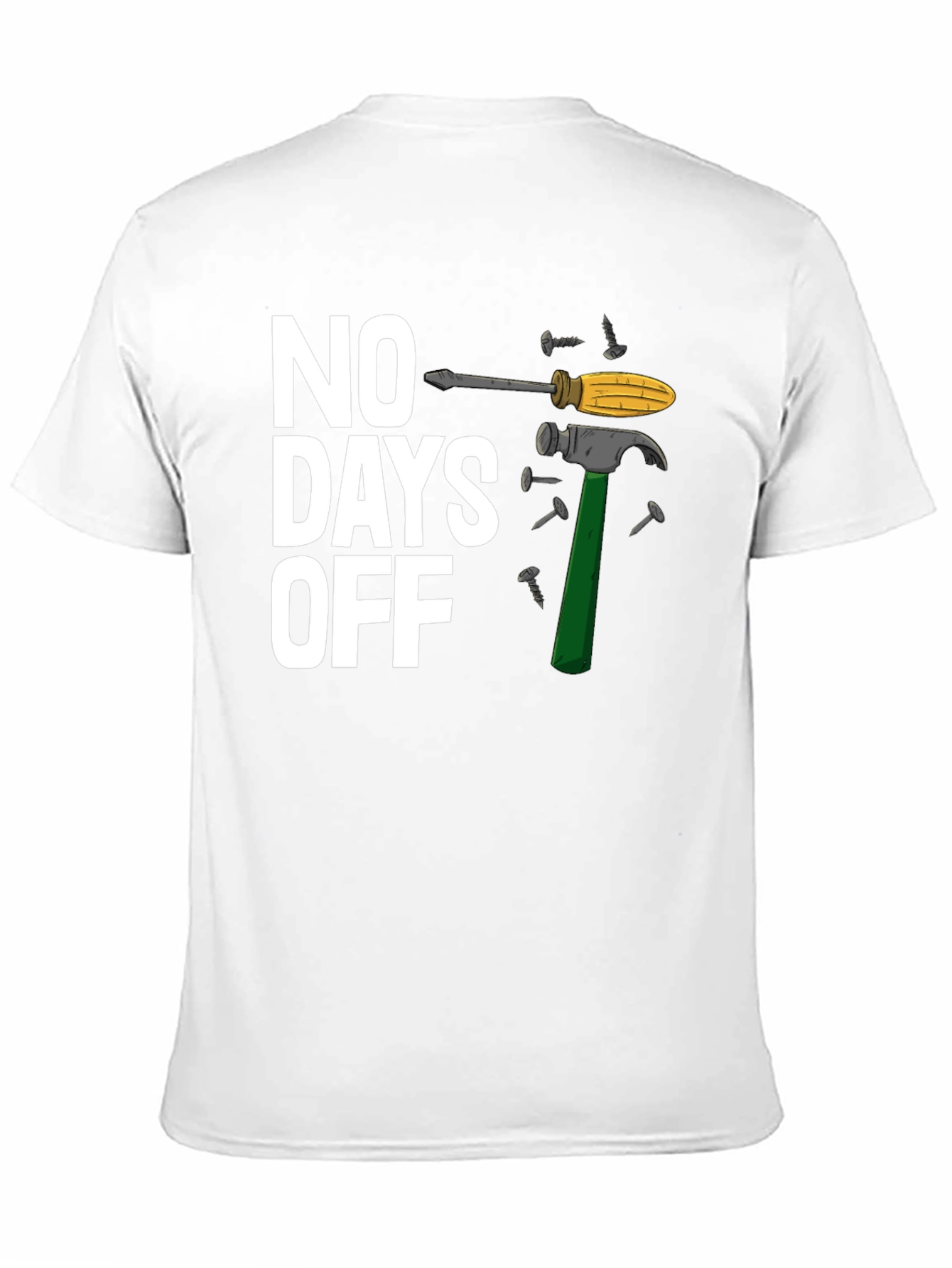 No Days Off Graphic T-Shirt - Black