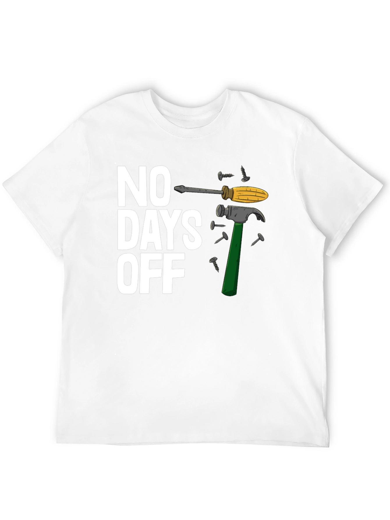 No Days Off Graphic T-Shirt - Black